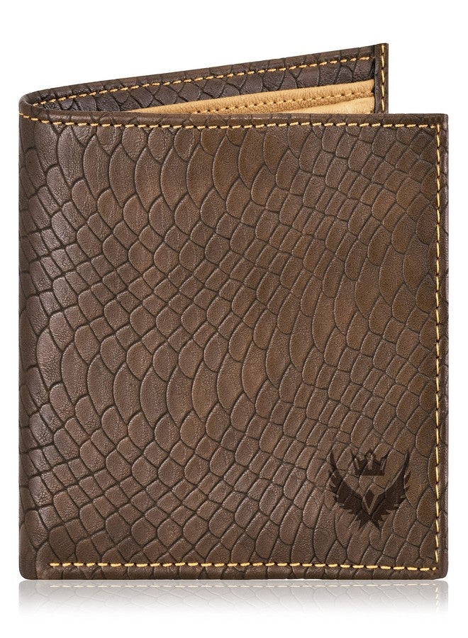 LORENZ PU Leather RFID Protected Wallet for Men (Brown) | WL-47 - Image 1